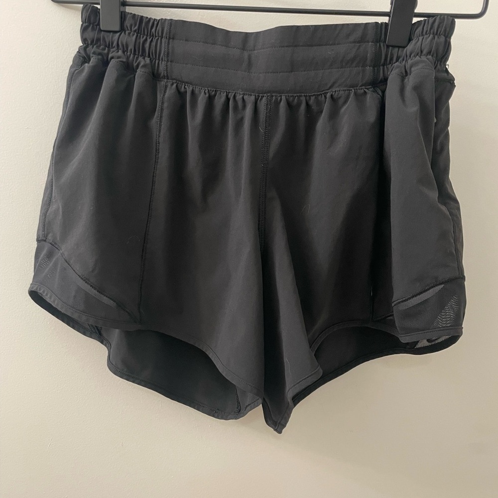 Women's Black Lululemon Athletic Shorts
